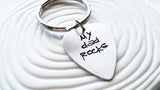 My Dad Rocks | Guitar Pick Keychain
