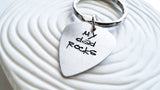 My Dad Rocks | Guitar Pick Keychain