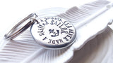 A Smooth Sea Never Made a Skilled Sailor Anchor | Motivational Keychain