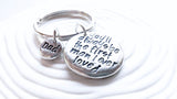 You'll Always Be The First Man I Ever Loved Keychain | Gift For Dad