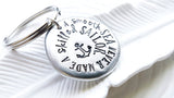 A Smooth Sea Never Made a Skilled Sailor Anchor | Motivational Keychain