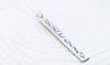 Personalized Bar Necklace - Personalized Jewelry - Hand Stamped Thin Rectangle Bar Necklace - Customized Text - Dainty Bar Necklace