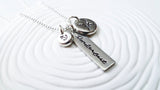 Wanderlust | Compass and Anchor Necklace