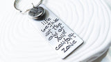 Life Begins at the End of Your Comfort Zone | Inspirational Keychain
