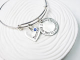 I Love You To The Moon & Back | Birthstone Bracelet