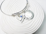 I Love You To The Moon & Back | Birthstone Bracelet