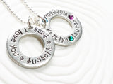 I Love You a Bushel & A Peck Necklace | Birthstone Name Necklace