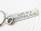 Life is a Beautiful Ride | Motorcycle Keychain