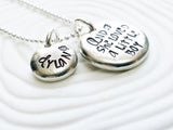 And She Loved A Little Boy Necklace | Giving Tree Quote | Shell Silverstein Quote