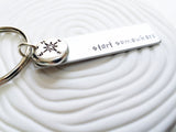 Start Somewhere | Compass Keychain