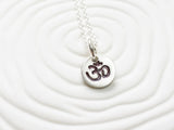 Itty Bitty Ohm Necklace | Yoga Charm Necklace