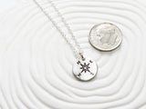 Itty Bitty Compass Necklace | Tiny Image Necklace