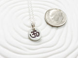 Itty Bitty Ohm Necklace | Yoga Charm Necklace