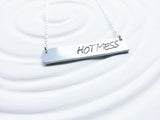 Hot Mess Bar Necklace | Personalized Bar Necklace