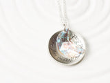 I Love You To The Moon & Back | Crystal Moon Necklace