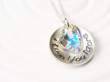 I Love You More | Crystal Heart Necklace