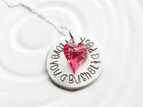 I Love You a Bushel & a Peck | Statement Swarovski Heart | Choice of Colors