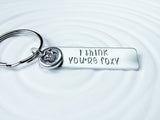 I Think You're Foxy | Fox Keychain