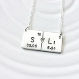 Periodic Table Element Necklace | Choose Your Elements