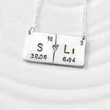 Periodic Table Element Necklace | Choose Your Elements