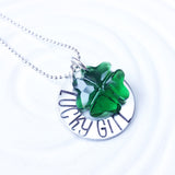 Lucky Girl Necklace | Shamrock Necklace | Irish Jewelry