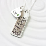 And Though She Be But Little She Is Fierce | Inspirational Quote Necklace | Shakespeare