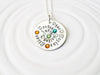 Grandmother's Necklace | Birthstone Name Necklace | Mother's Necklace