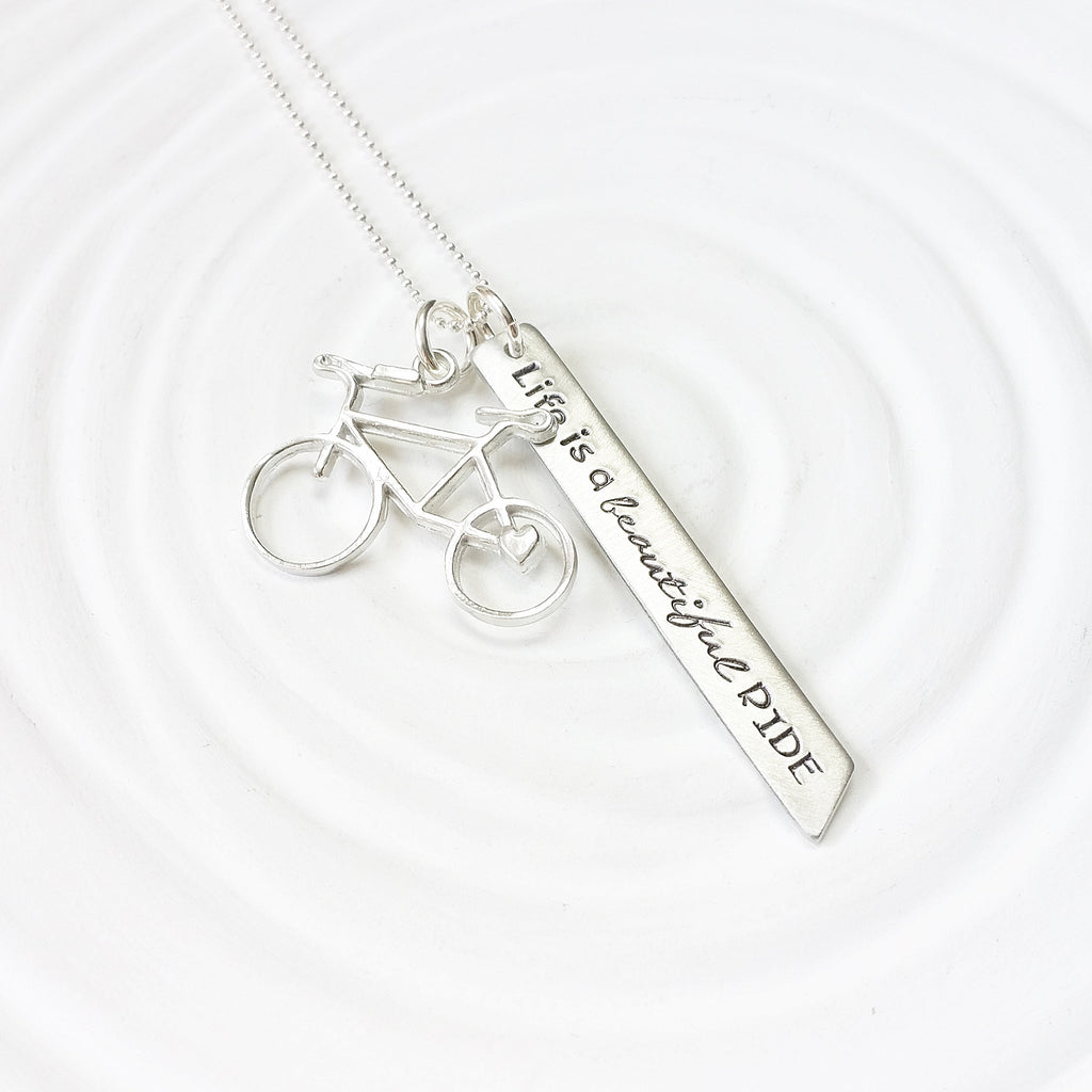 Life is a Beautiful Ride | Bicycle Necklace
