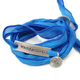 Silk Ribbon Wrap Bracelet | Exclusive Slide Clasp | Wanderlust