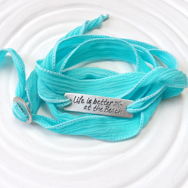 beach-saying-silk-wrap-bracelet