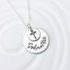 Godmother Stacked Disc Necklace | Cross Necklace