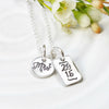 Mrs. Necklace | Wedding Date Necklace