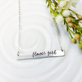 Flower Girl Necklace | Bridal Party Jewelry