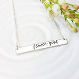 Flower Girl Necklace | Bridal Party Jewelry