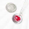 Itty Bitty I Love You More | Crystal Heart Necklace