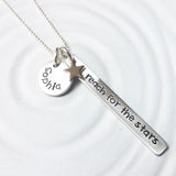 Reach For The Stars Necklace | Inspirational Gift | Name Necklace