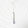 Y Shaped Bar Necklace | Birthstone Lariat Style Necklace