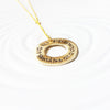 I've Got Sunshine on a Cloudy Day | Washer Lariat Necklace