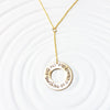 I've Got Sunshine on a Cloudy Day | Washer Lariat Necklace