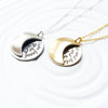 Moon Locket Necklace | Moon Quotes