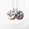 Mini Pebble Necklace | Birthstone Mother's Necklace