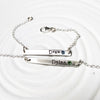 Skinny ID Bar Bracelet | Birthstone Mother's Bracelet