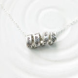 Mini Spiral Message Necklace | Vintage Page