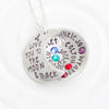 I Love You To The Moon & Back | Birthstone Multi Name Necklace