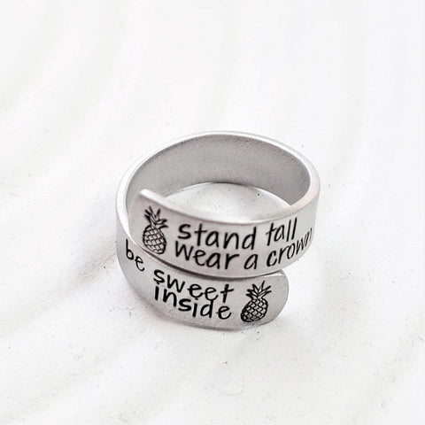 Stand Tall Wear A Crown | Pineapple Ring