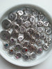Tiny Font Name and Birthstone Charm | Pebble Jewelry