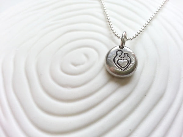 Mother and Child Necklace- Personalized Mother's Jewelry