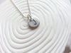Typewriter Initial Necklace | Single Modern Initial
