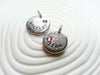 Typewriter Name and Birthstone Charm | Pebble Jewelry