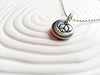Peace and Love Necklace | Peace Sign with Heart Pebble